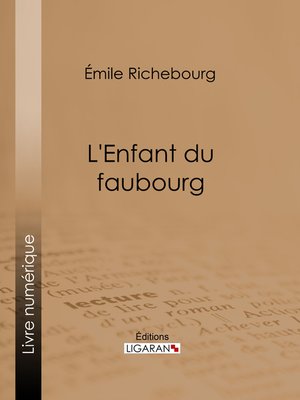 cover image of L'Enfant du faubourg
